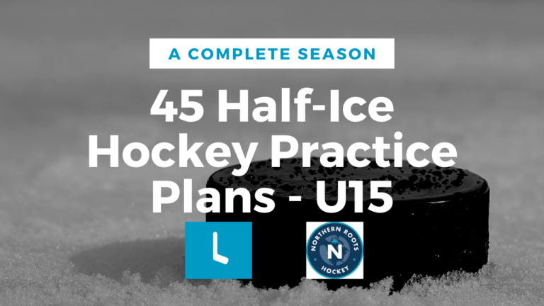 Half-Ice Hockey Practice Plans U15: A Complete Season